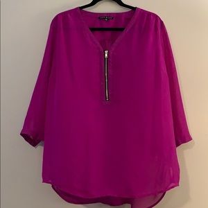 Como Black Sheer Blouse